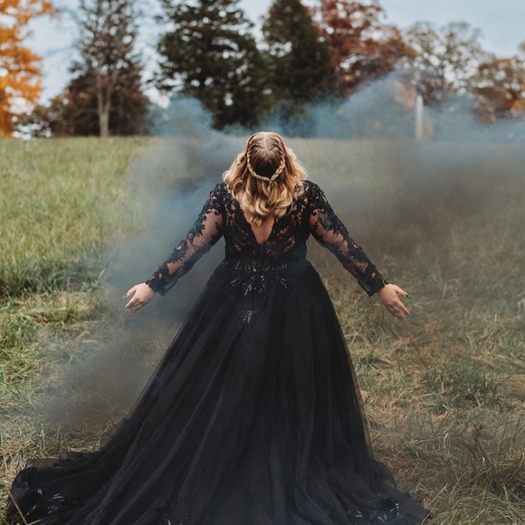 Black Wedding Dress - Picture 2 of 5